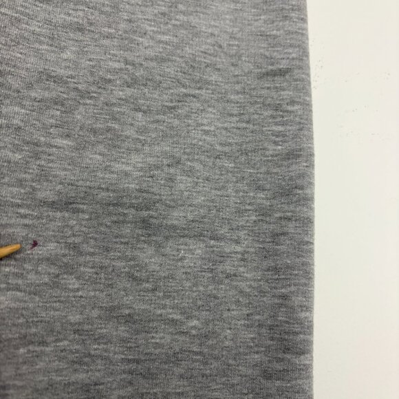 Marcella Geneva Sweatshirt Size L Hoodie Melange Gray Tulip Hem Thumbhole Cotton - Picture 10 of 11